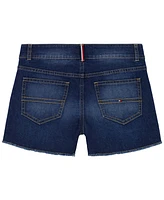 Tommy Hilfiger Big Girls Stretch Denim Frayed Hem Shorts