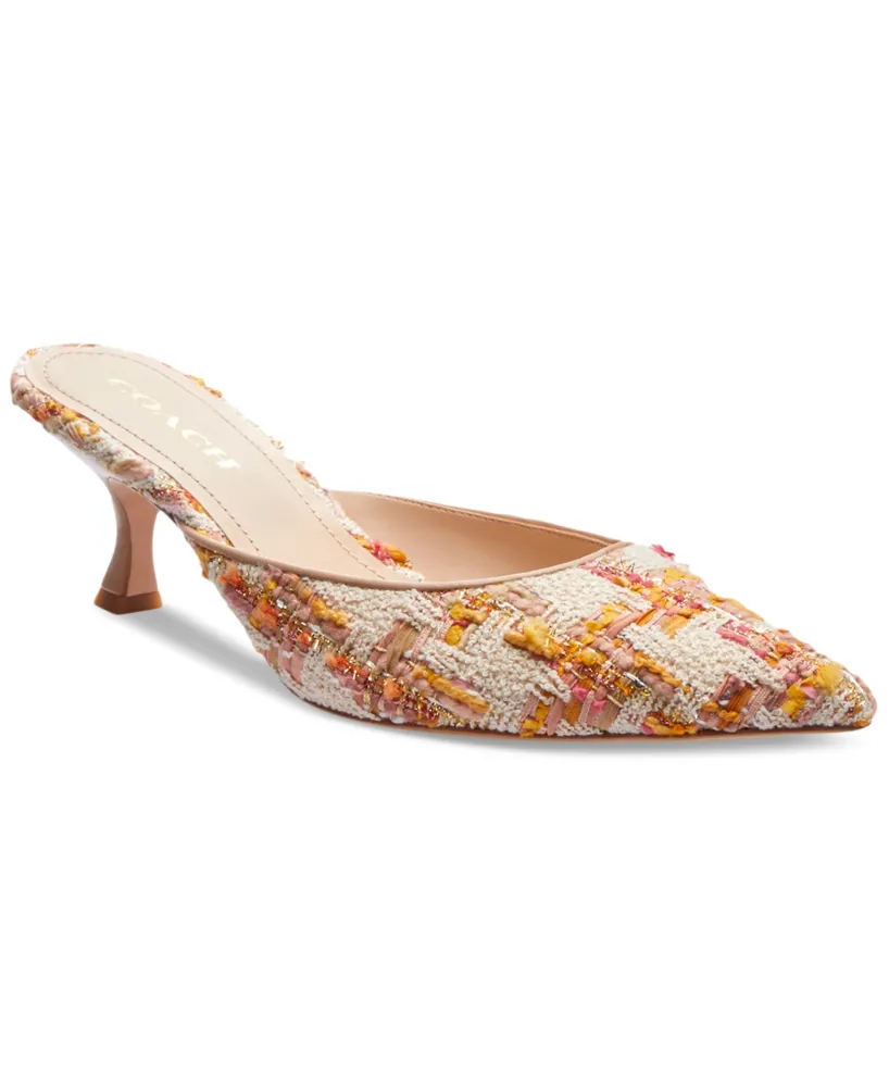 COACH Women's Nikola Slingback Kitten Heel Pumps - Macy's