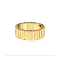 Alev Jewelry Aj by Alev Thick Striped Gold Ring