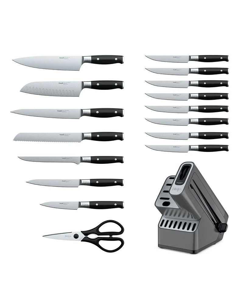 Ninja Foodi NeverDull German Steel Premium Knife System 17 Piece Set