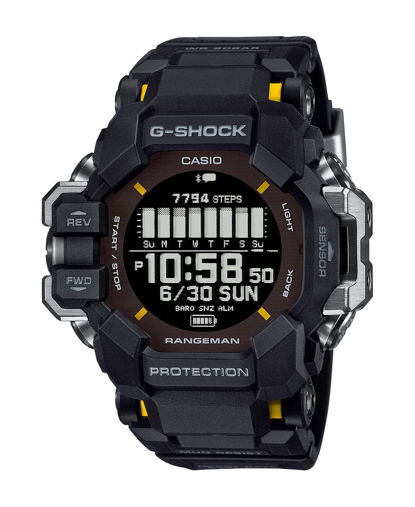 G-Shock Men's Digital Black Resin Watch, 53.2mm, GPRH1000-1