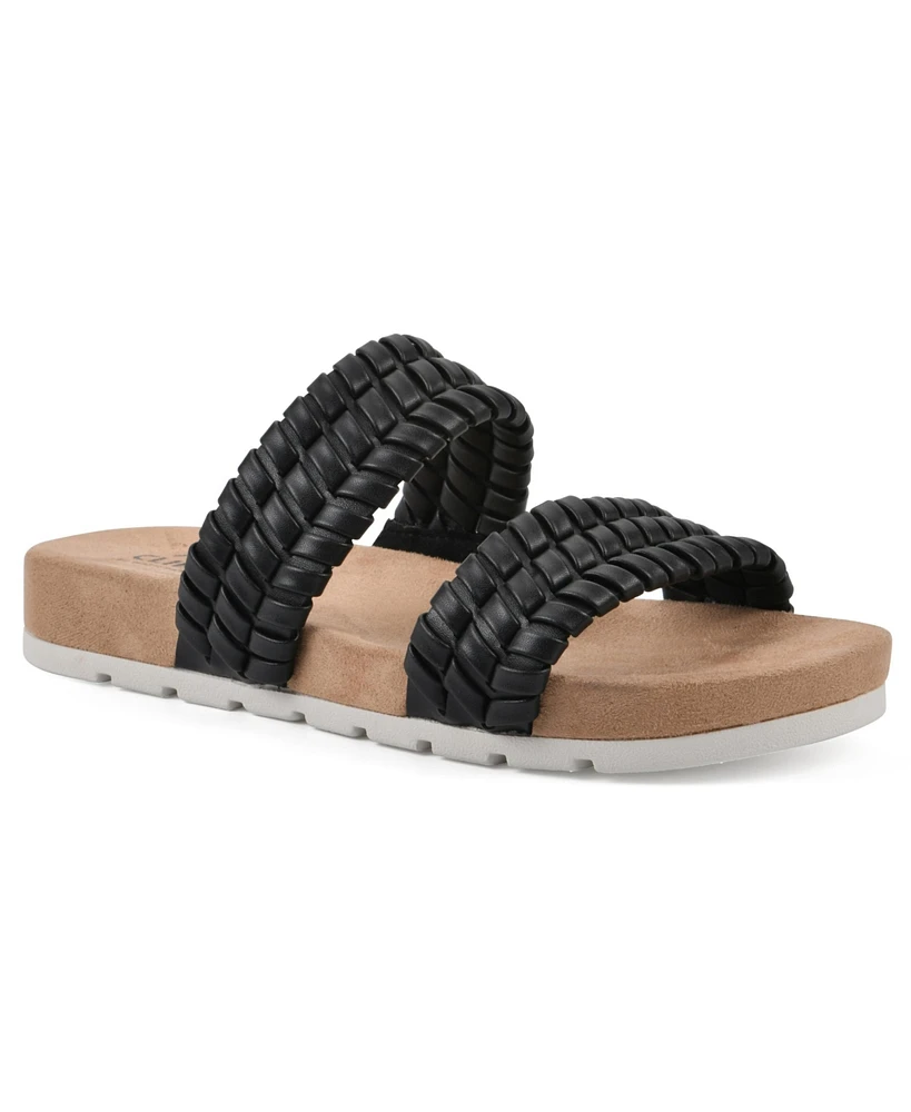 Cliffs by White Mountain Thankful Woven Strap Sandals