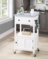 Office Star 36" Wood Fairfax Kitchen Cart