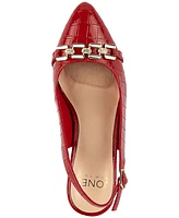 Jones New York Women's Gildyy Pave Chain Detail Slingback Pumps