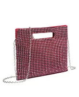 Like Dreams Vivienne Rhinestone Multi Crossbody Clutch