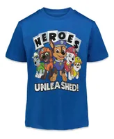 Paw Patrol Chase Marshall Rubble Rocky 4 Pack Graphic T-Shirts Toddler |Child Boys