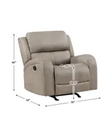 White Label Aubrey 38" Rocker Reclining Chair