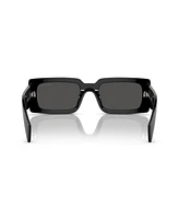 Prada Lettering Rectangular Women's Sunglasses, Pr A07S