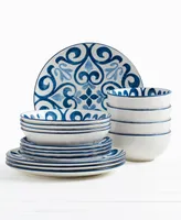 Tabletops Unlimited Ragusa 16 Pc. Dinnerware Set, Service for 4