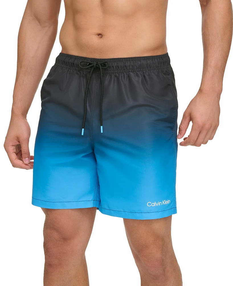 Calvin Klein Men's Sky Gradient 7" Volley Swim Trunks