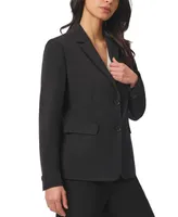 Jones New York Women's Bi-Stretch Two-Button Blazer