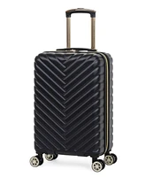 Kenneth Cole Reaction Madison Square Hardside Chevron Expandable Luggage, 2-Piece 20" Carry-On and Tote