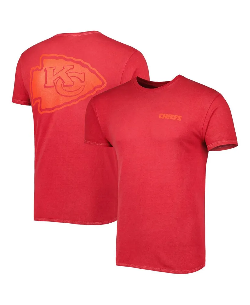 Men's '47 Brand Red Kansas City Chiefs Fast Track Tonal Highlight T-shirt