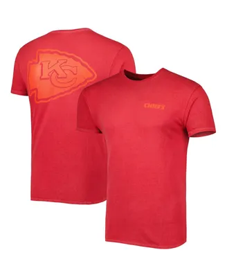 Men's '47 Brand Red Kansas City Chiefs Fast Track Tonal Highlight T-shirt