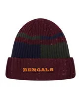 Men's Pro Standard Burgundy Cincinnati Bengals Speckled Cuffed Knit Hat