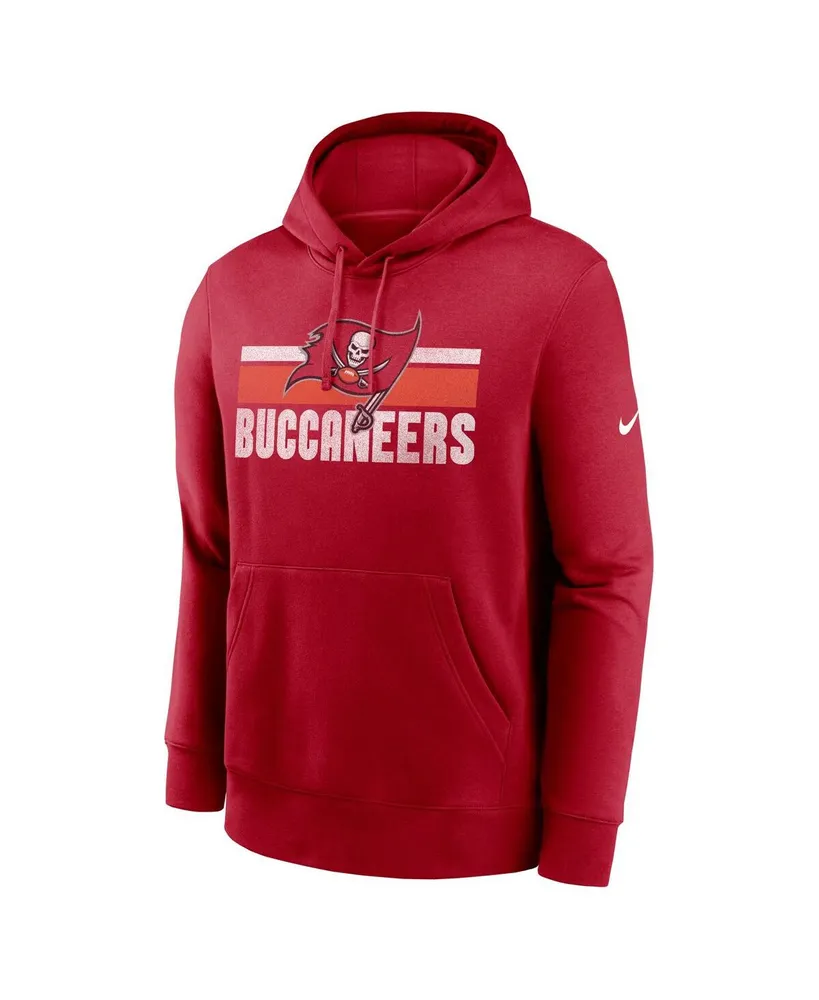 Men's Nike Red Tampa Bay Buccaneers Club Fleece Pullover Hoodie