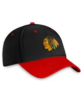Men's Fanatics Black, Red Chicago Blackhawks Authentic Pro Rink Two-Tone Flex Hat