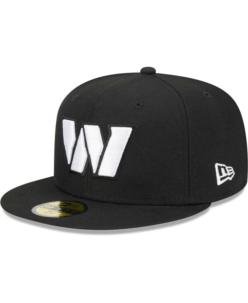 Men's New Era Black Washington Commanders Multi 59FIFTY Fitted Hat