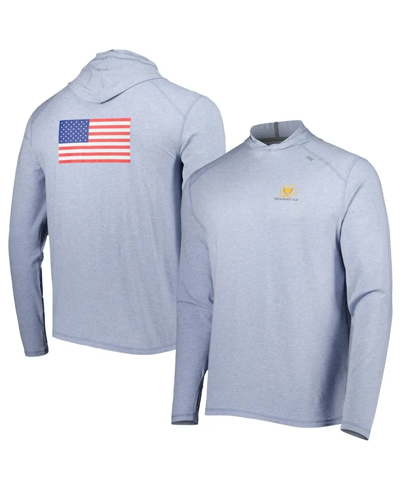 Men's tasc Light Blue 2024 Presidents Cup Carrollton Usa Tri-Blend Pullover Hoodie