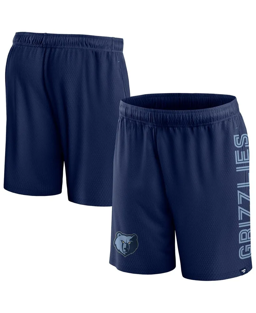 Men's Fanatics Navy Memphis Grizzlies Post Up Mesh Shorts