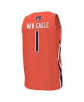 Big Boys Under Armour #1 Orange Auburn Tigers Replica Basketball Jersey