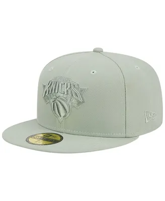 Men's New Era Light Green York Knicks Sage Color Pack 59FIFTY Fitted Hat