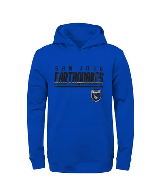 Big Boys Blue San Jose Earthquakes Headliner Pullover Hoodie