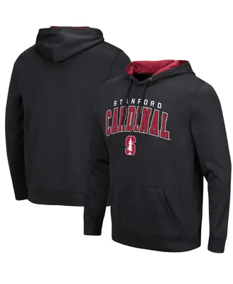 Men's Colosseum Cardinal Stanford Resistance Pullover Hoodie