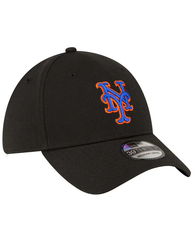 Men's New Era Black New York Mets Alternate Team Classic 39THIRTY Flex Hat