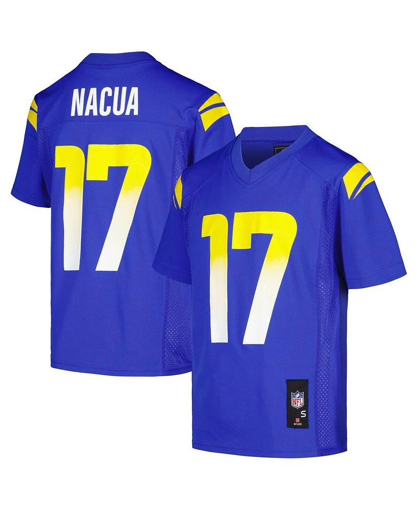 Big Boys Puka Nacua Royal Los Angeles Rams Replica Player Jersey