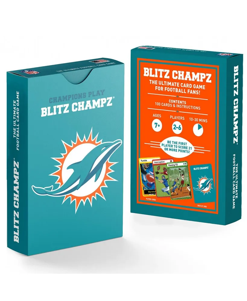 Blitz Champz Miami Dolphins Nfl Football Card Game