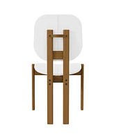 Manhattan Comfort Gales -Piece Mdf Dining Chair With Solid Wood Legs