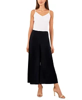 Vince Camuto Women's Pull On Wide Leg Ankle Pants