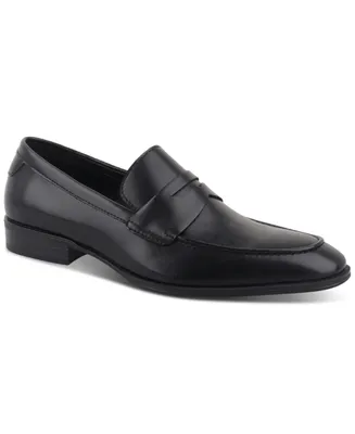 Alfani Men's Faux-Leather Slip-On Penny Loafers, Created for Macy's