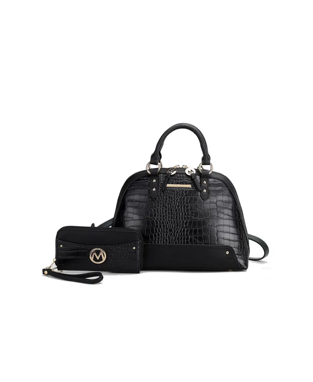 Mkf Collection Nora Premium Croco Satchel Bag by Mia k