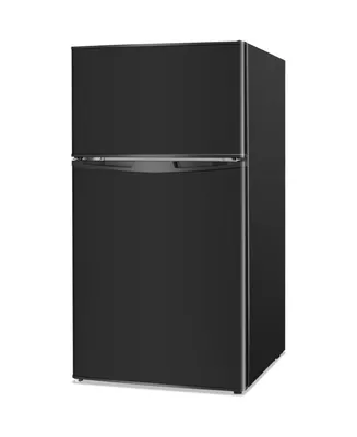 3.2 Cu.Ft Mini Refrigerator with Freezer Compact Fridge with 2 Reversible Door