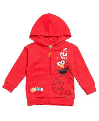 Sesame Street Elmo Fleece Zip Up Hoodie Toddler| Child Boys