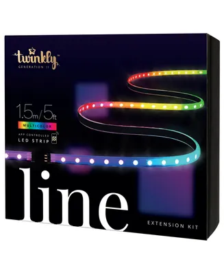Twinkly Line Adhesive and Magnetic Led Light Strip Extension Kit, 5ft