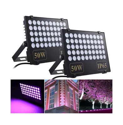 2Pcs 50W Led Backlights Floodlights IP65 Waterproof Lamp Bulb Stage Party Indoor Outdoor