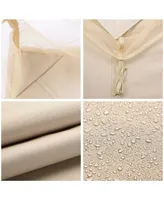 Yescom 10.6'x10.6' Gazebo Top Replacement Fit for Brand_Model Target Madaga/L-GZ136PST2 Tier Patio Garden Light Beige