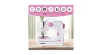 Free-Arm Crafting Mending Sewing Machine with 12 Built-in Stitched