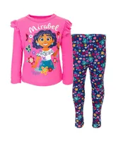 Disney Encanto Mirabel Girls T-Shirt and Leggings Outfit Set Toddler to Little Kid