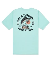 Hurley Men's Everyday Free At Sea Short Sleeves T-shirt