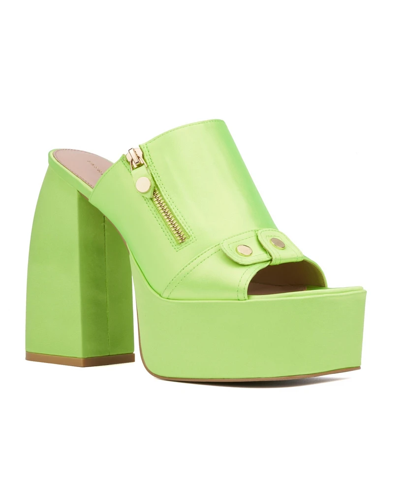 Women's Icelynn Platform Heel Slide Sandal - Wide Width