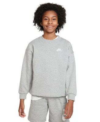 Nike Big Girls Sportswear Club Fleece Oversized-Fit Sweatshirt