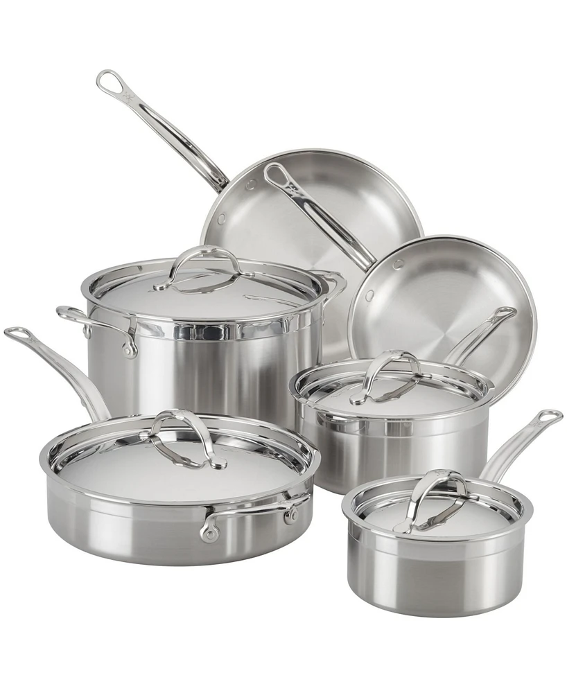 Hestan ProBond Clad Titum Stainless Steel 10-Piece Set