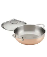 Hestan CopperBond Copper Induction 5-Quart Dutch Oven with Dome Lid