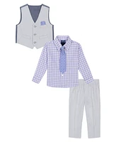 Nautica Baby Boys Oxford Vest Set