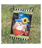 Scarecrow Friend Garden Applique Flag