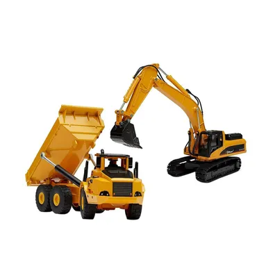 Construction Vehicle Toy, Kids Truck and Excavator Toy